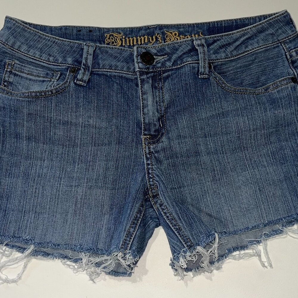Jimmys Brand Sz 8R Women’s Frayed Jean Shorts 32W 4L